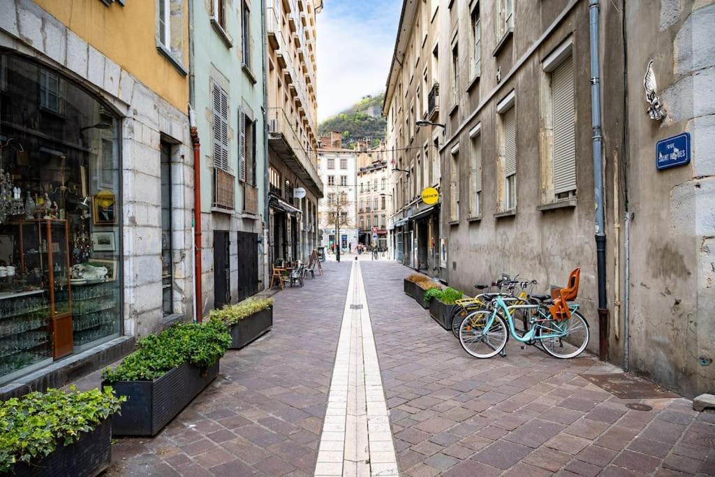 Hyper-Centre De Grenoble, Suite Parentale - Wifi Fibre - Cocon Екстериор снимка